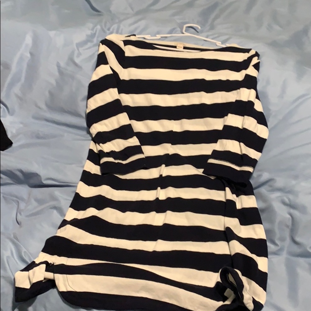 J.Crew rugby striped dress